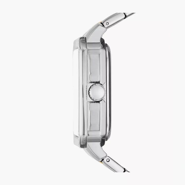 Fossil Inscription Automatic Two-Tone Stainless Steel Watch