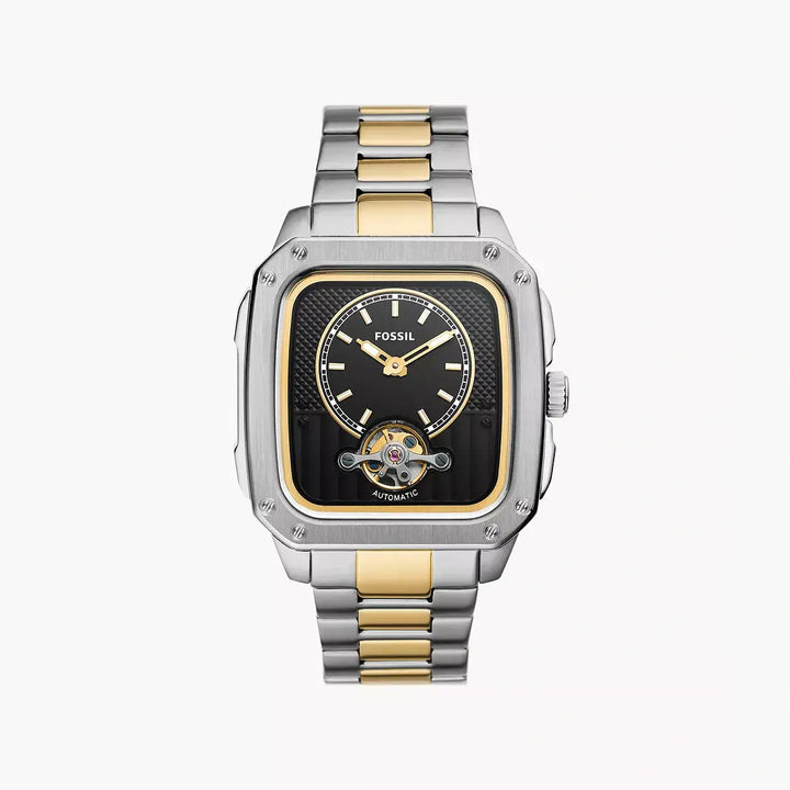 Fossil Inscription Automatic Two-Tone Stainless Steel Watch