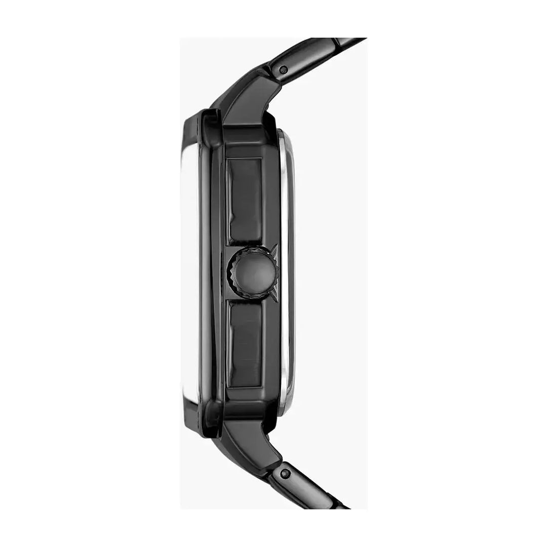 Fossil Inscription Automatic Black Stainless Steel Watch