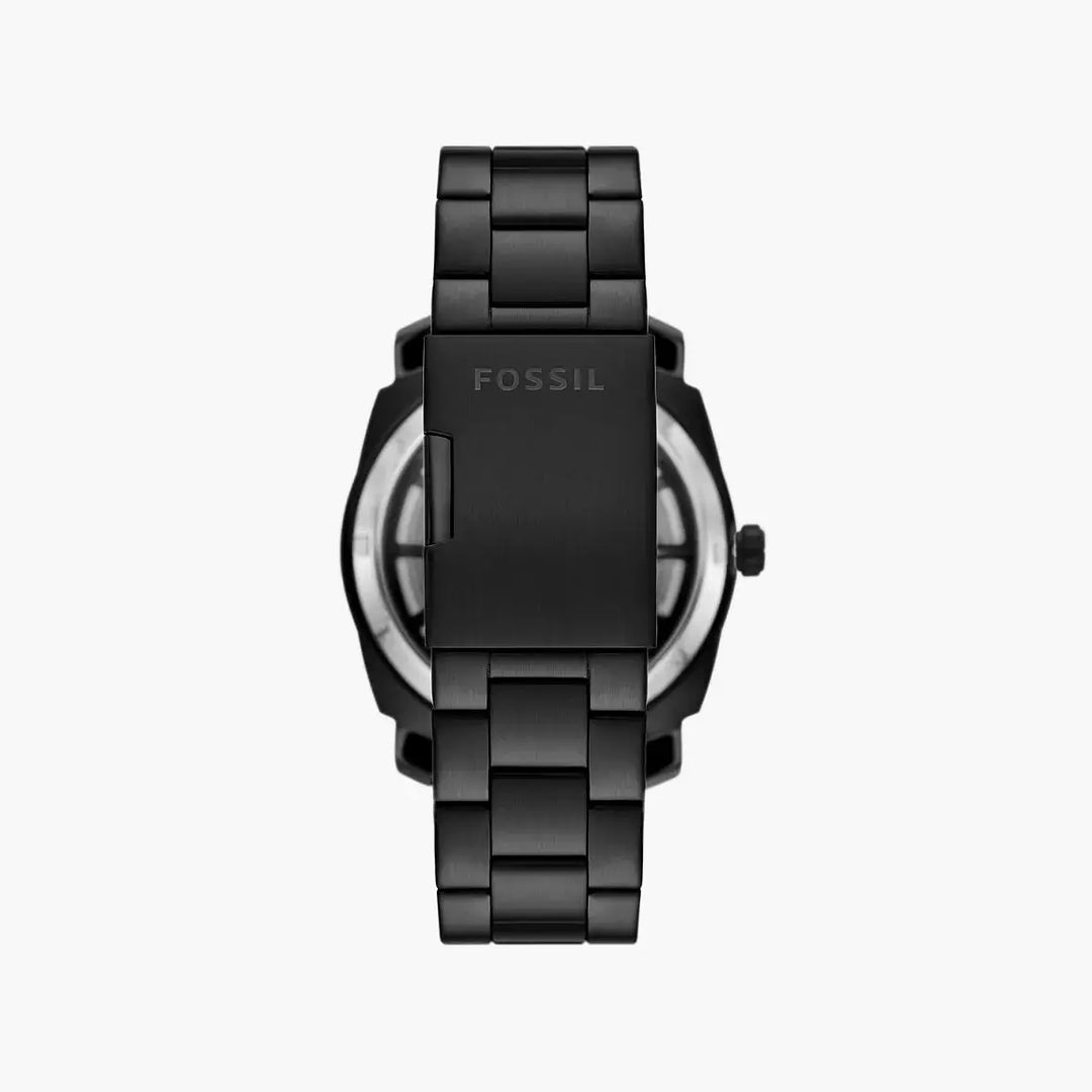 Fossil Machine Automatic Black Stainless Steel Watch