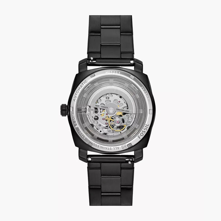 Fossil Machine Automatic Black Stainless Steel Watch