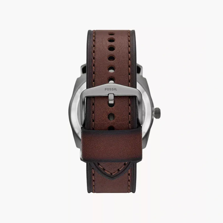 Fossil Machine Automatic Brown LiteHide™ Leather Watch