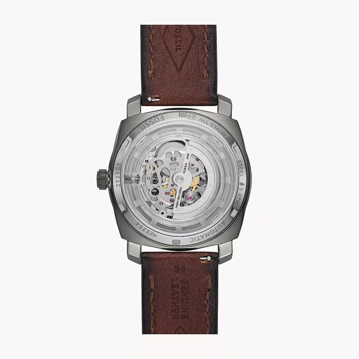Fossil Machine Automatic Brown LiteHide™ Leather Watch