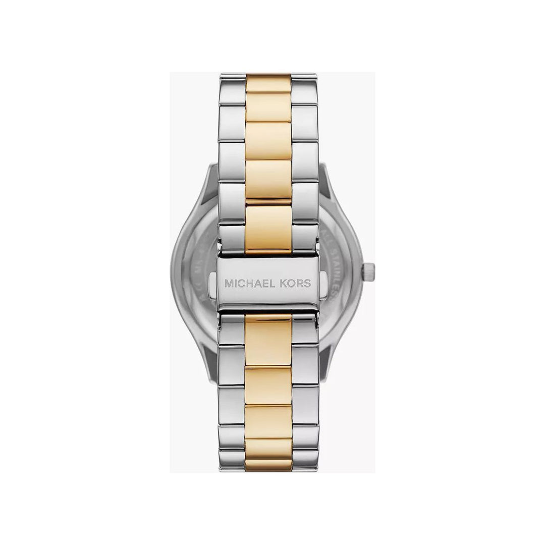 Michael Kors Slim Runway Three-Hand Two-Tone Stainless Steel Watch MK4735