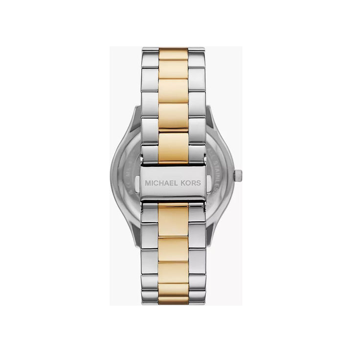 Michael Kors Slim Runway Three-Hand Two-Tone Stainless Steel Watch MK4735