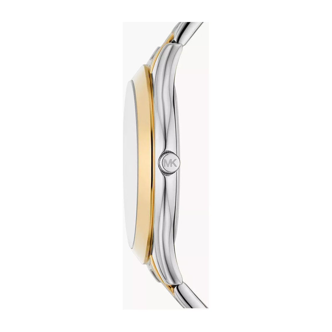 Michael Kors Slim Runway Three-Hand Two-Tone Stainless Steel Watch MK4735