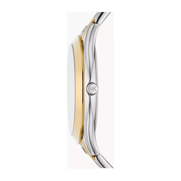 Michael Kors Slim Runway Three-Hand Two-Tone Stainless Steel Watch MK4735