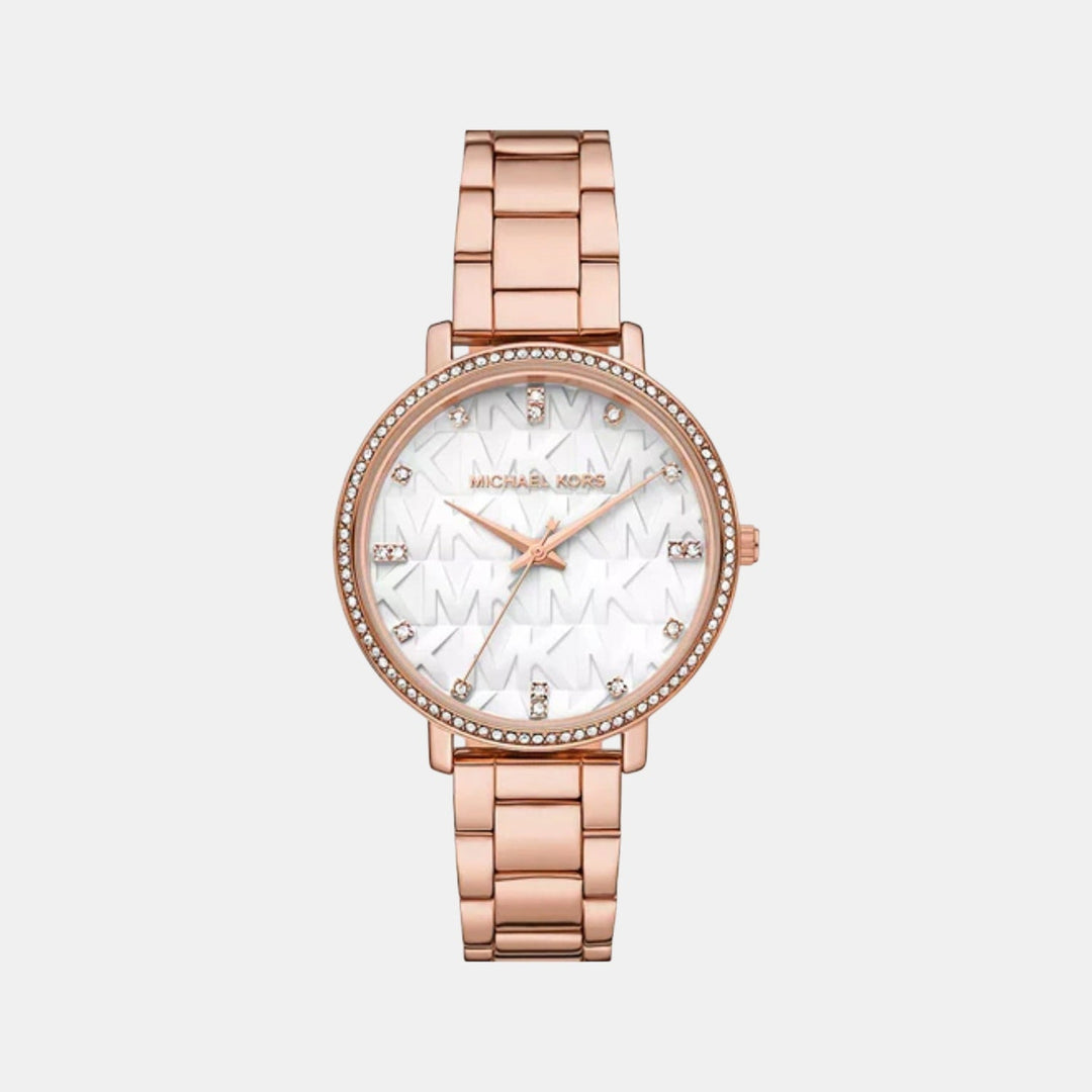 Michael Kors Pyper MK4917 White Dial Women&