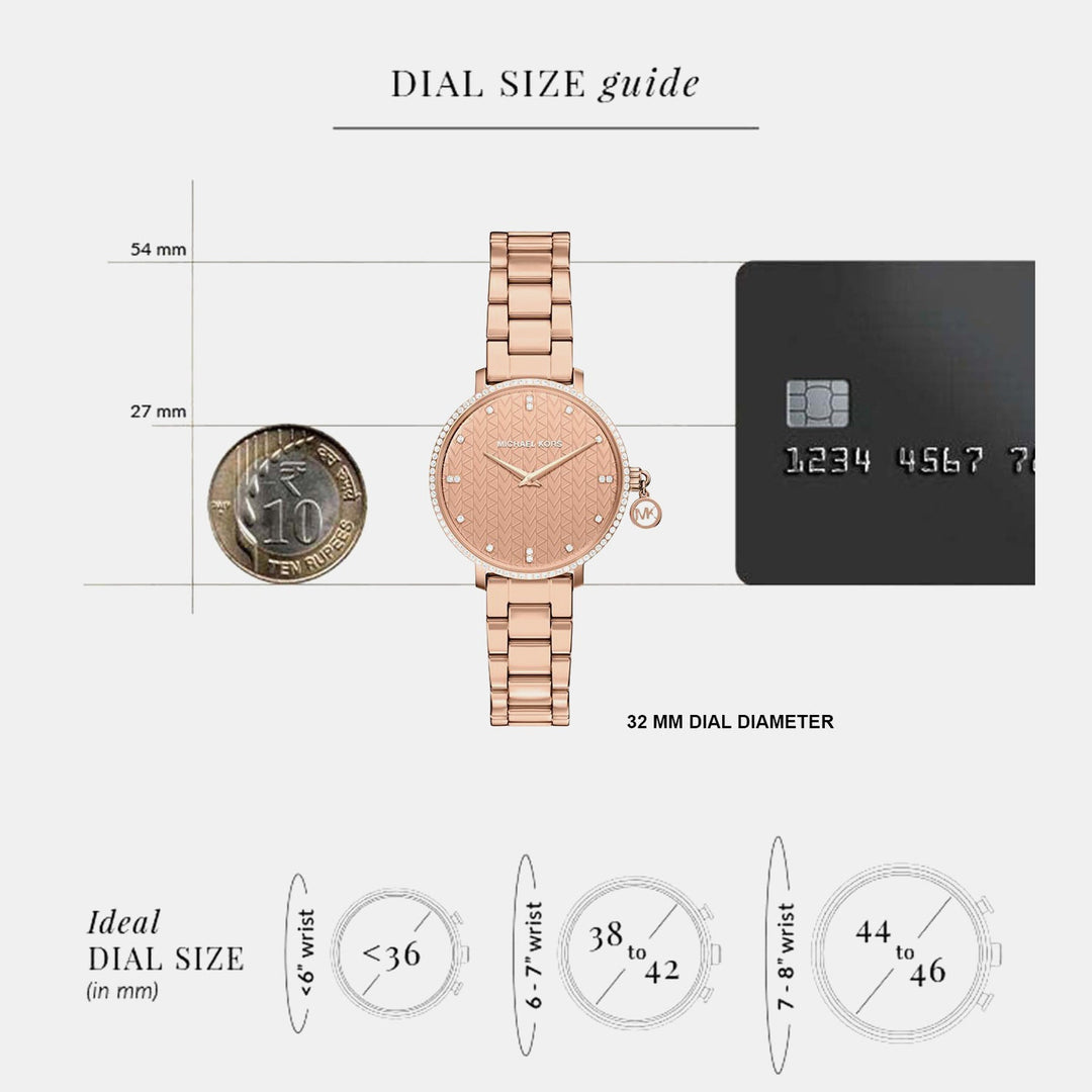Michael Kors Pyper MK7573 Pink Dial Women&