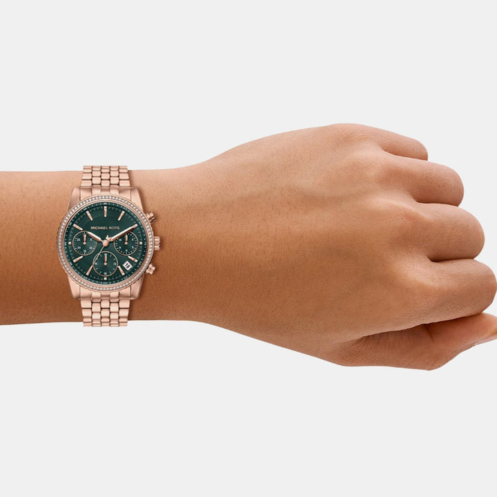 Michael Kors Bryant MK7600 Green Dial Women&