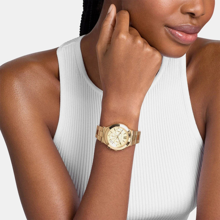 Michael Kors MK7603 Gold Dial Women&