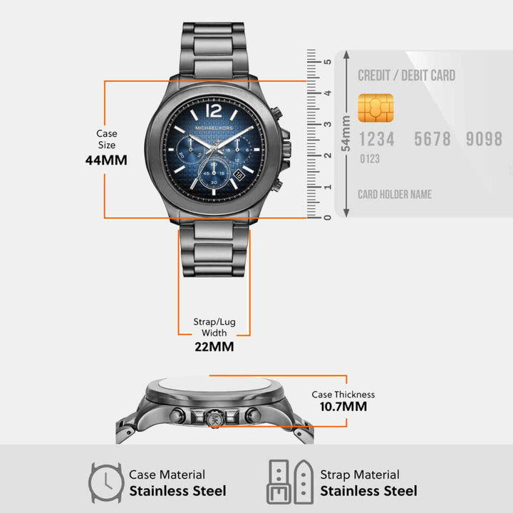 Michael Kors MK9213 Blue Dial Men&