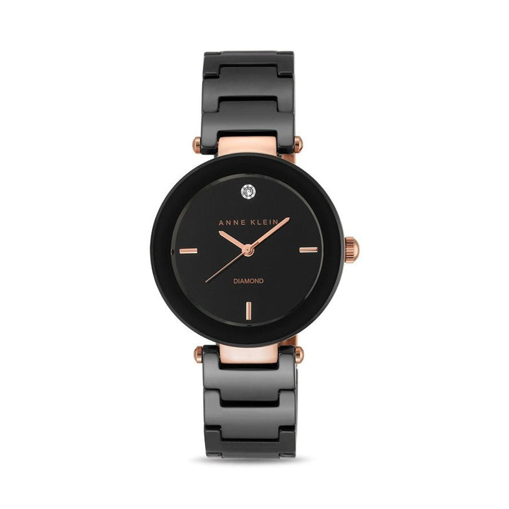 Anne Klein AK1018RGBKJ Analog Watch For Women