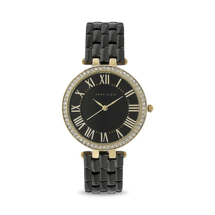 Anne Klein AK2130BKGBJ Analog Watch For Women