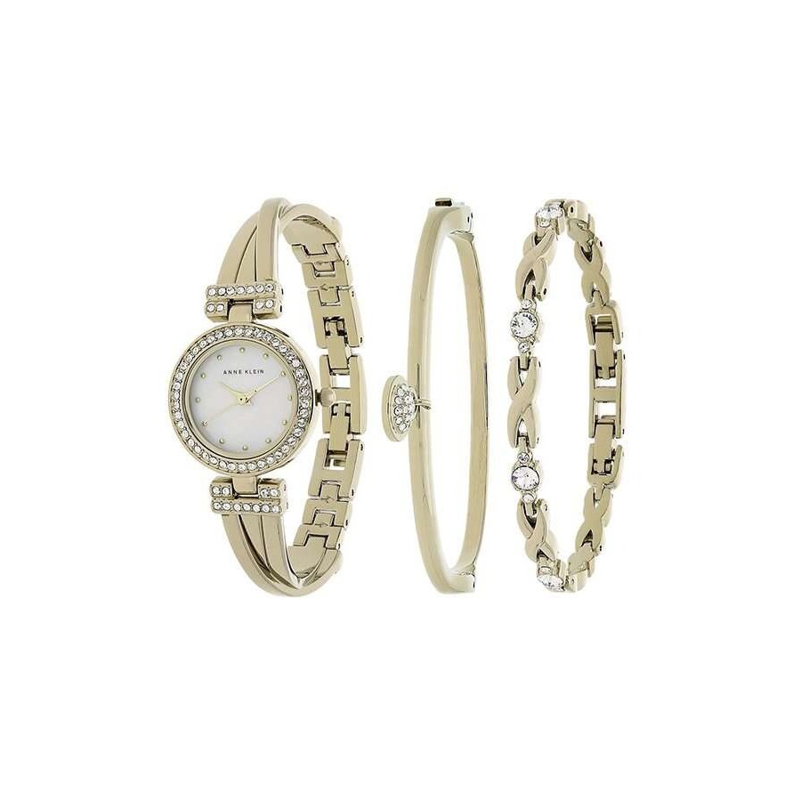 Anne Klein AKB1868GBST Analog Watch For Women