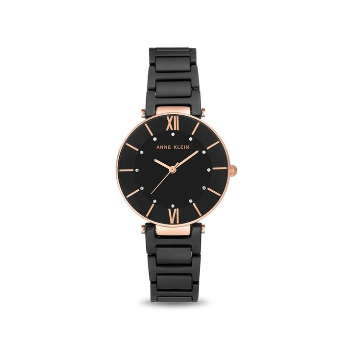 Anne Klein AK3266BKRG Analog Watch For Women