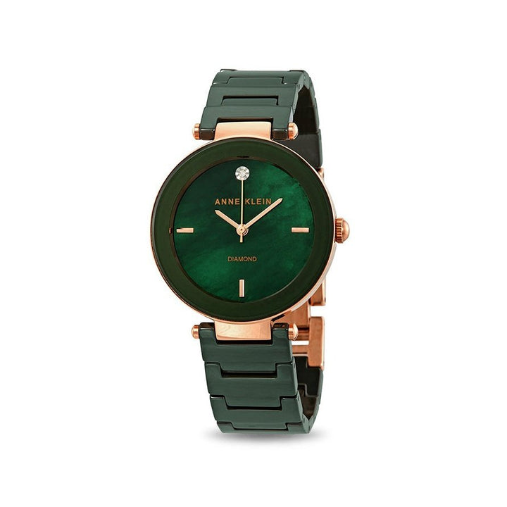 Anne Klein AK1018RGGN Analog Watch For Women