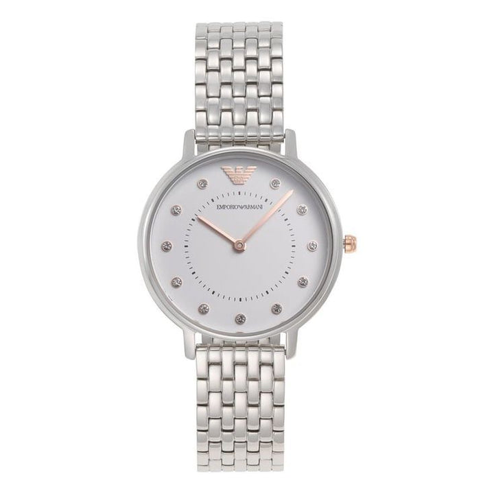 Emporio Armani Kappa White Dial Watch for Women AR80023