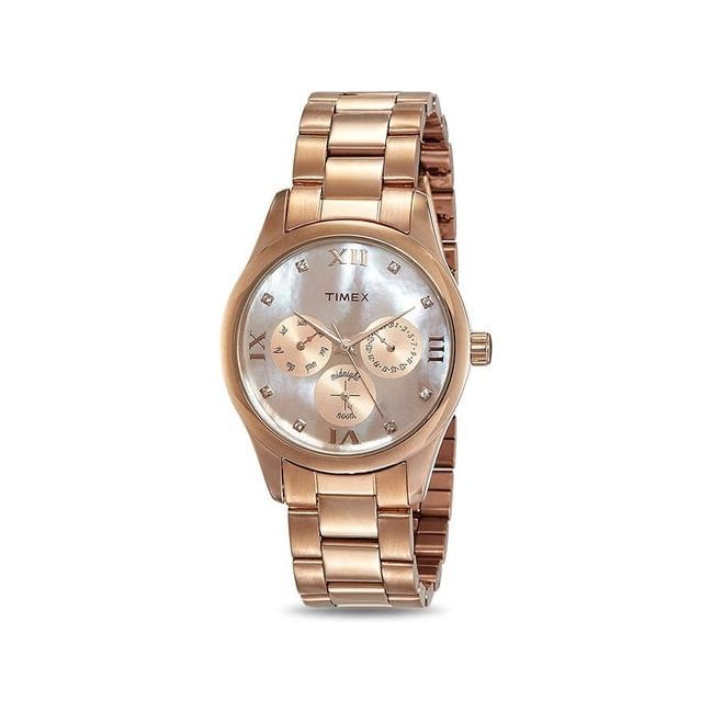TIMEX Analog Brown Dial Women's Watch-TW000W208