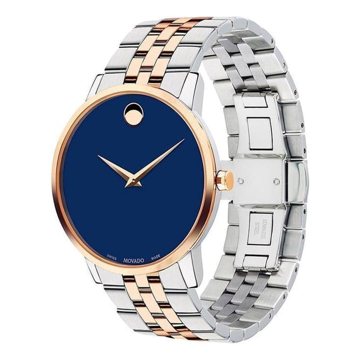 Movado Museum Classic Swiss Quartz Blue Dial Men's Watch