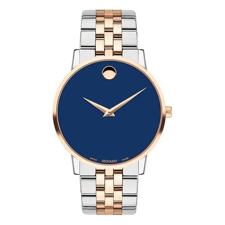 Movado Museum Classic Swiss Quartz Blue Dial Men's Watch