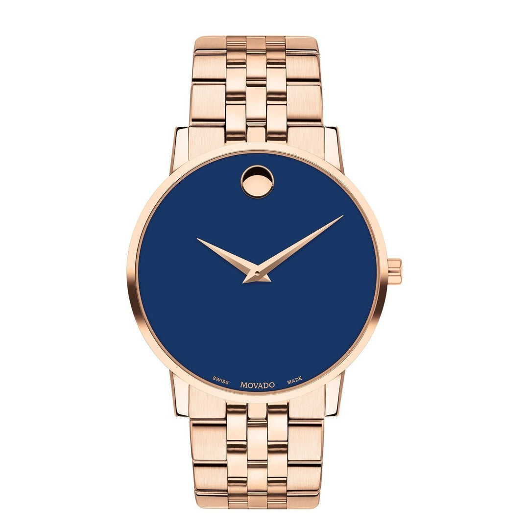 MOVADO 607353 Museum Classic Blue Dial Watch for Men