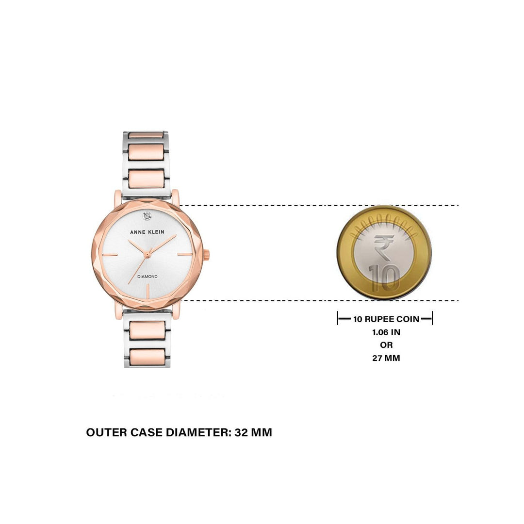 Anne Klein AK3279SVRT Analog Watch For Women