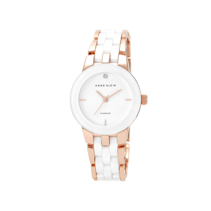 Anne Klein NBAK1610WTRG Analog Watch For Women