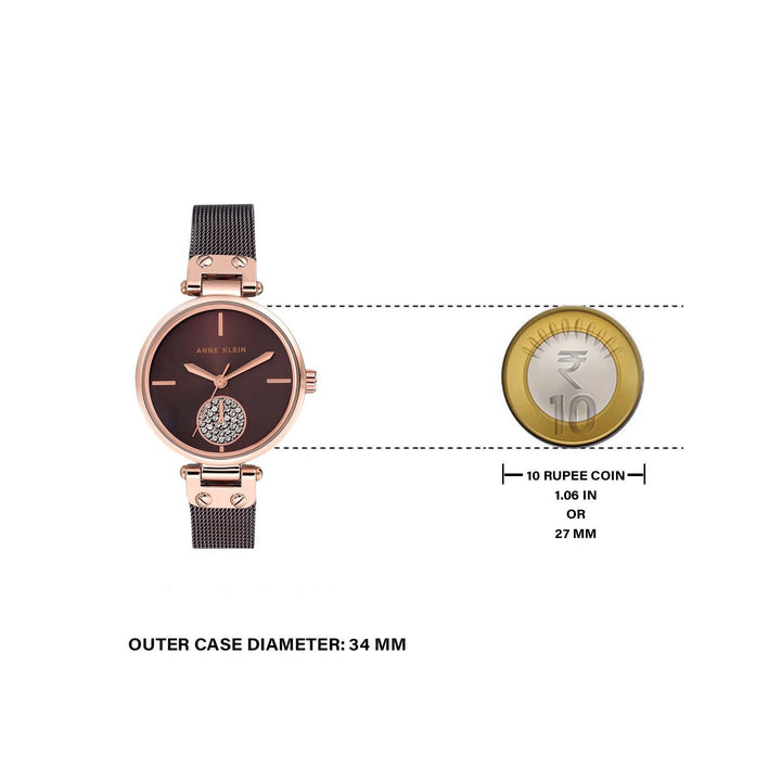 Anne Klein NBAK3001RGBN Analog Watch For Women