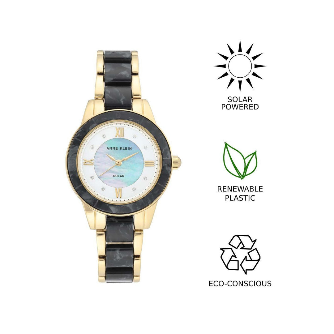 Considered From Anne Klein AK3610GPBK Analog Watch For Women