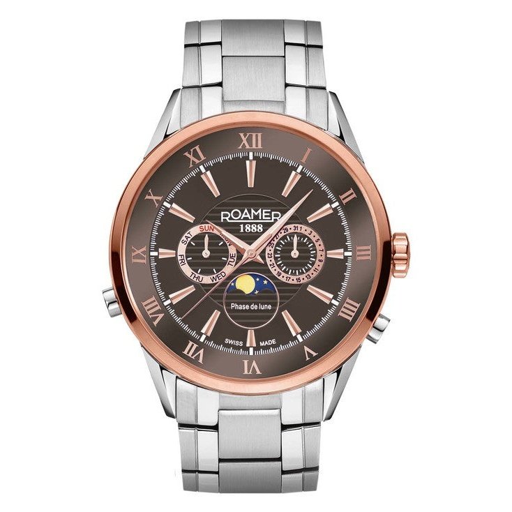 Roamer 508821 47 53 50 Superior Moonphase Multifunction Watch For Men