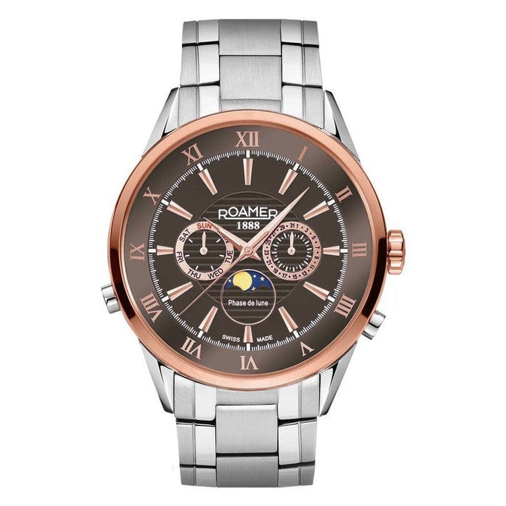 Roamer 508821 47 53 50 Superior Moonphase Multifunction Watch For Men
