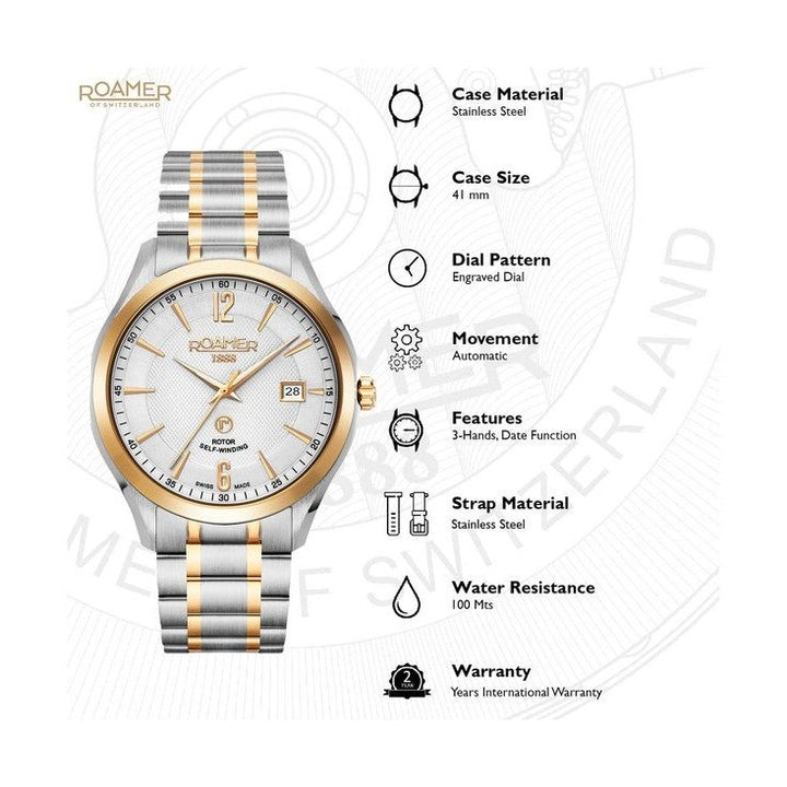 Roamer 953660 47 14 90 Mechaline Pro Watch For Men