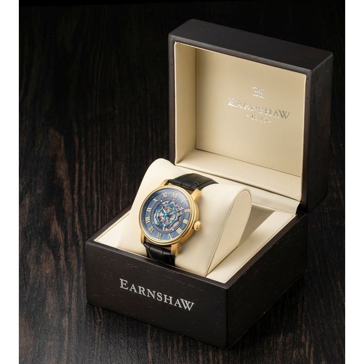 EARNSHAW ES-8096-02 Westminster Skeleton Mechanical Watch for Men