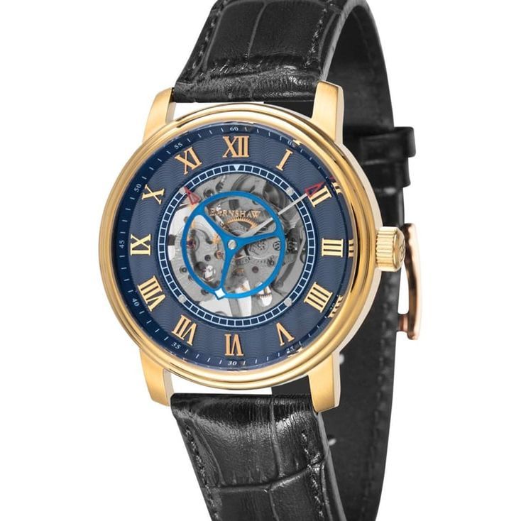 EARNSHAW ES-8096-02 Westminster Skeleton Mechanical Watch for Men