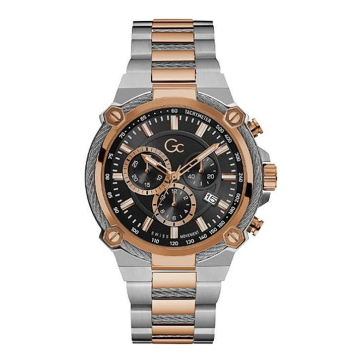GC CableForce Men's Watch with Stylish Black Round Dial