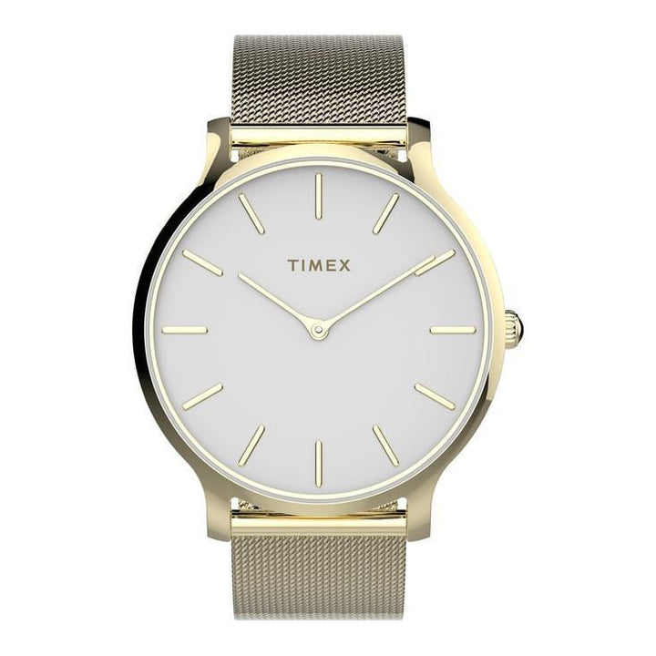 TIMEX Transcend White Dial Women Watch - TW2T74100