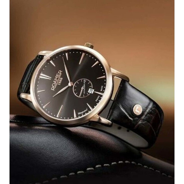 Roamer 980812 49 55 09 Vanguard Small Second Swiss Made Watch For Men