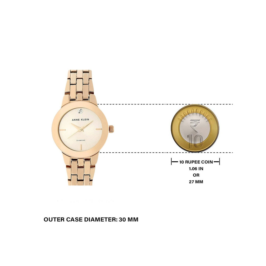 Anne Klein NBAK1930RGRG Analog Watch For Women