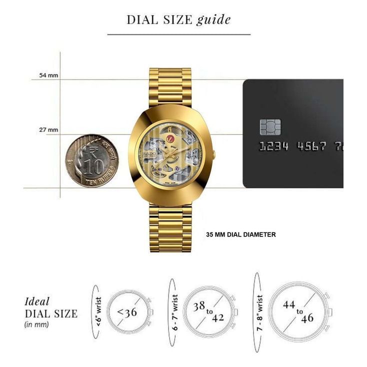 RADO R12064253 DiaStar Original Automatic Watch for Men