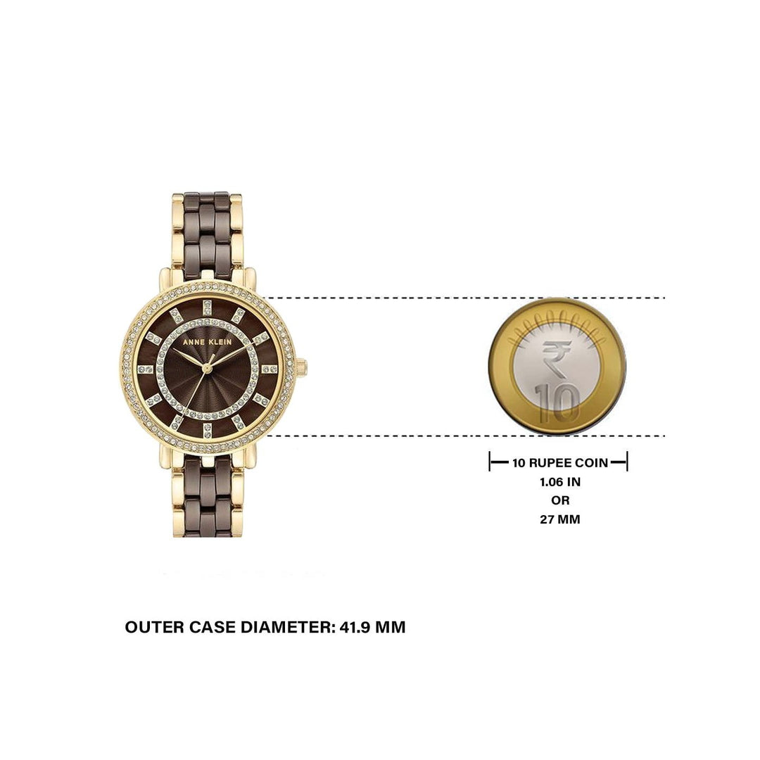 Anne Klein AK3810BNGB Analog Watch For Women