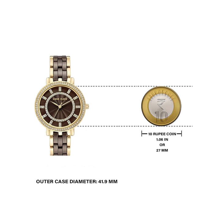 Anne Klein AK3810BNGB Analog Watch For Women