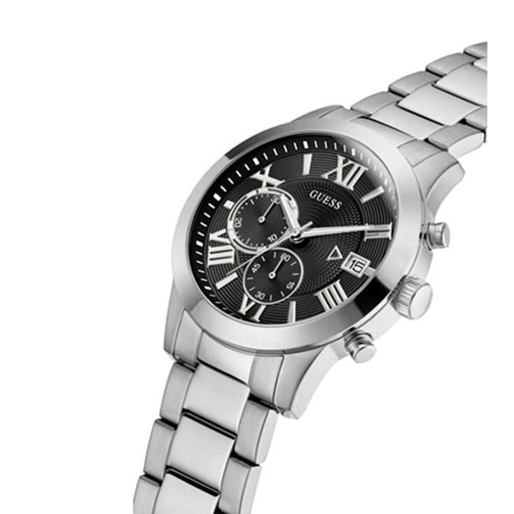 ATLAS Men Black Round Dial Analog Watch - W0668G3