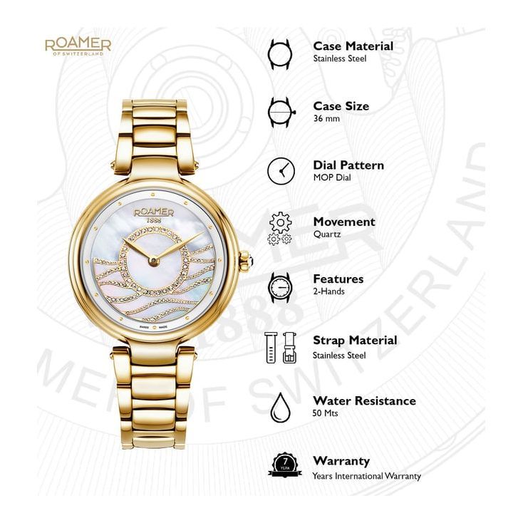 Roamer 600857 48 15 50 Lady Mermaid Watch for Women