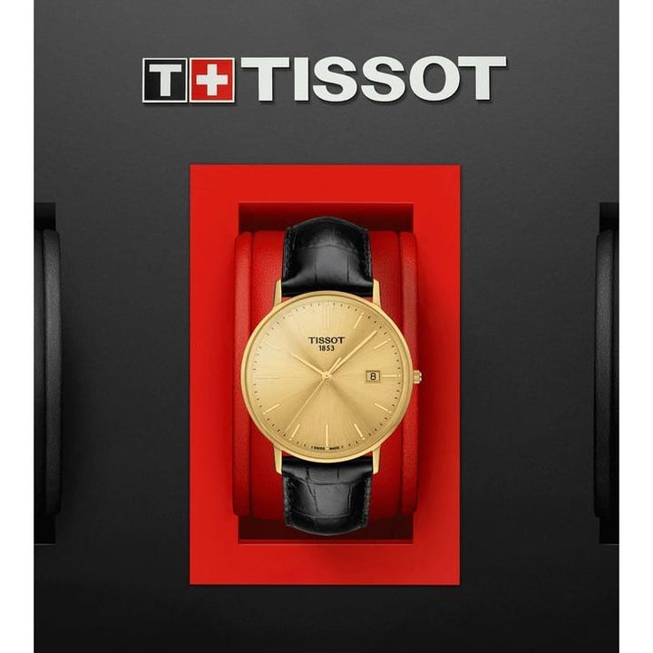 Tissot T9224101602100 Goldrun Sapphire 18K Gold Watch for Men