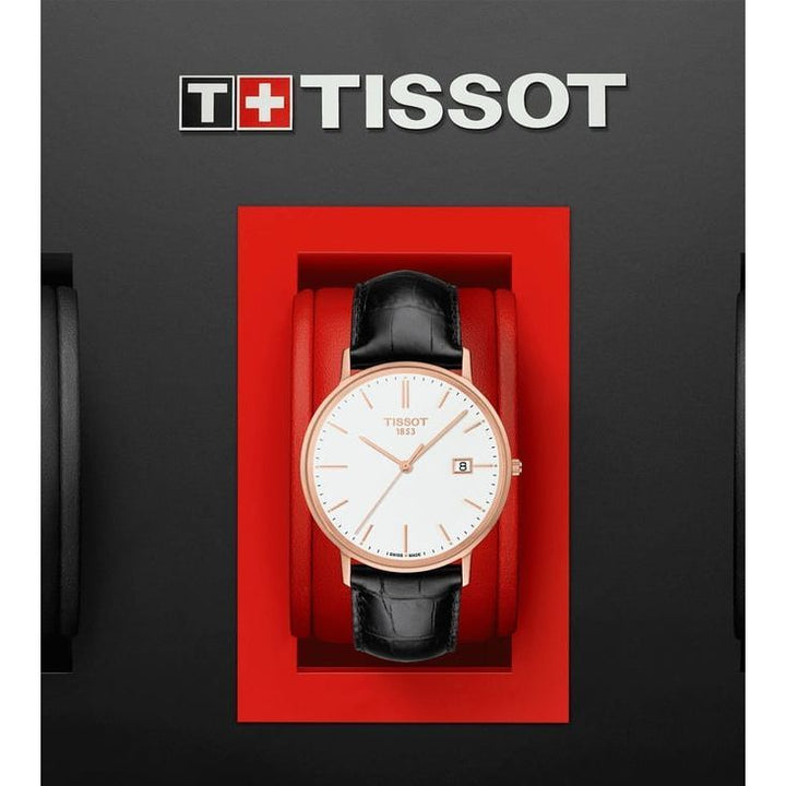 Tissot T9224107601100 Goldrun 18K Gold Watch for Men