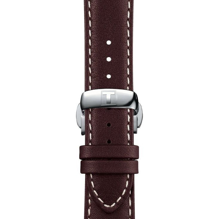 Tissot T9274074629101 Gentleman Powermatic 80 Silicium Solid 18K Gold Bezel Watch for Men