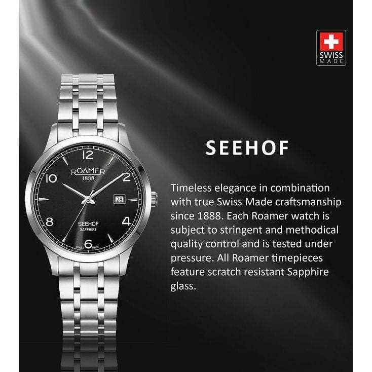 Roamer 509847 47 10 20 Seehof Swiss Made Watch for Women
