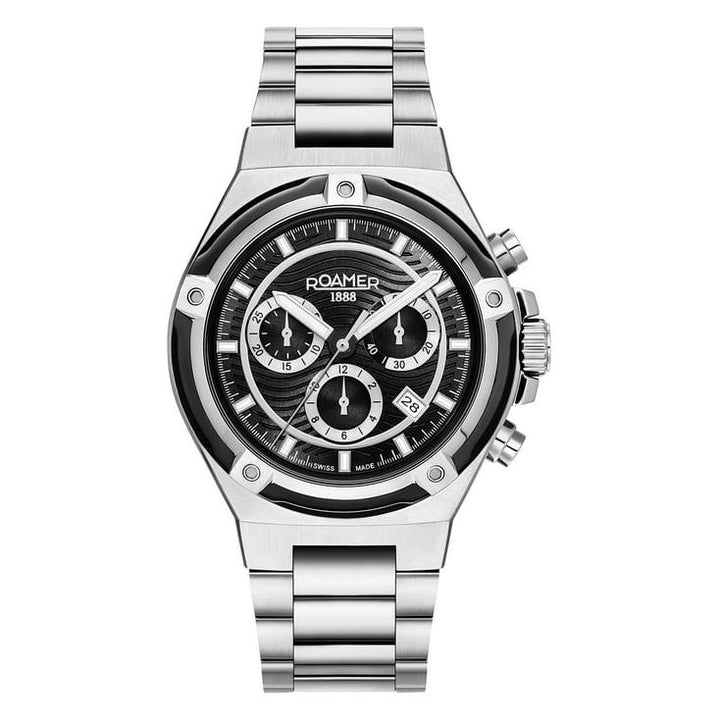 Roamer 221837 41 55 20 Tempo master Chronograph Swiss Made Watch for Men