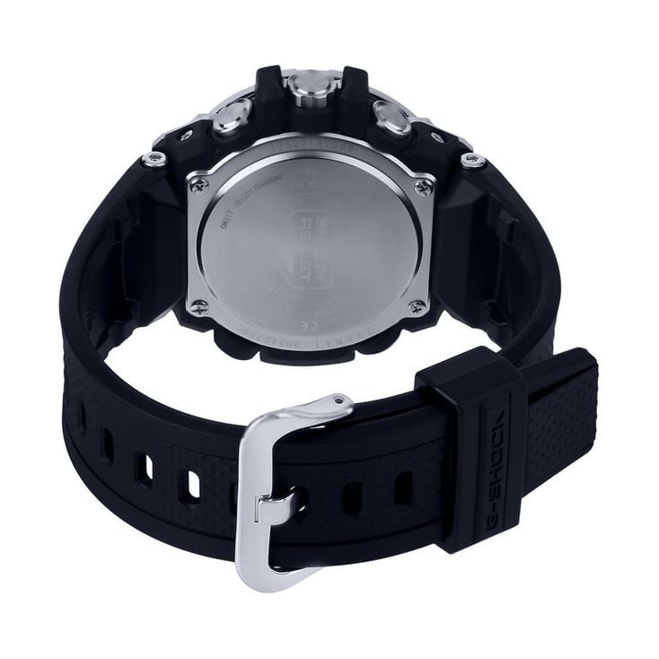 G-Shock Casio G-Shock GST-B100-1ADR Metal Ip Black Analog Dial Black Resin Strap Men's Watch G789